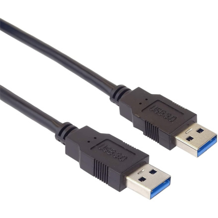 PremiumCord Kabel USB 3.0 Super-speed 5Gbps A-A, 9pin, 1m, ku3aa1bk