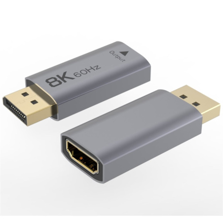 PremiumCord adaptér DisplayPort - HDMI, 8K@60Hz, 4K@144Hz Male/Female, pozlacené konektory, kportad30