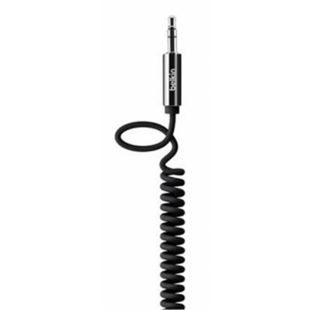 BELKIN MixIt AUX kabel kroucený, 1.8m, černý, AV10126cw06-BLK