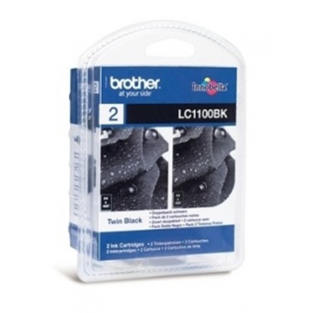 Brother LC-1100 BKBP2 (inkoust multipack-2xčerná), LC1100BKBP2 - originální