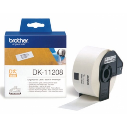 BROTHER DK-11208 (papírové / široké adresy - 400 ks), DK11208