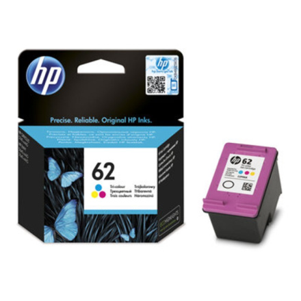 HP 62 tříbarevná inkoustová náplň (C2P06AE), C2P06AE - originální