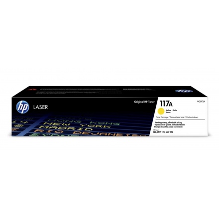 HP 117A Žlutý Laser Toner, W2072A, W2072A - originální