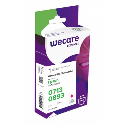 WECARE ARMOR ink kompatibilní s EPSON C13T07134012,červená/magenta, K12316W4