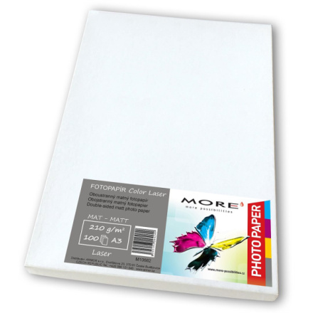 ARMOR Fotopapír matný bílý kompatibilní s A3; 210g/m2;kompatibilní s laser.tis;100ks, M10682