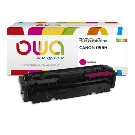 OWA Armor toner kompatibilní s Canon CRG-055H M, 5900st, červená/magenta, K18834OW