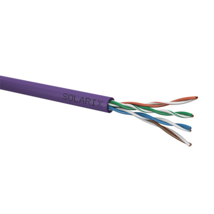 Instalační kabel Solarix CAT5E UTP LSOH Dca-s1,d2,a1 100m/box SXKD-5E-UTP-LSOH, 27724131