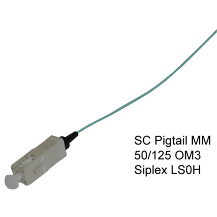 OEM Pigtail Fiber Optic SC/PC 50/125MM,2m OM3, 2114