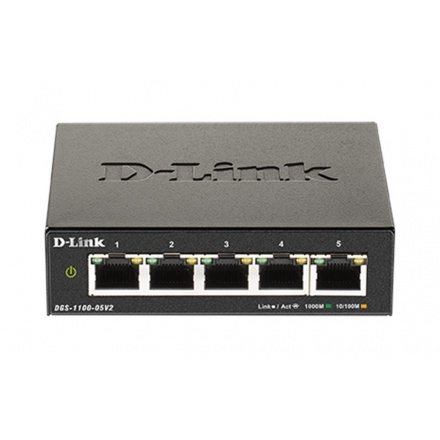 D-Link DGS-1100-05V2 Easy Smart Switch 10/100/1000, DGS-1100-05V2/E