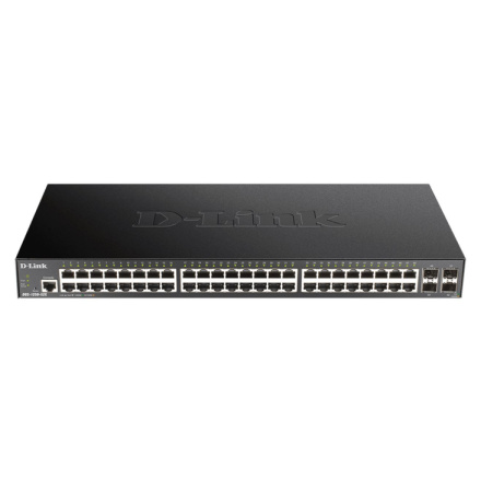D-Link DGS-1250-52X 48-port Gigabit Smart Managed Switch with 4x 10G SFP+ ports, DGS-1250-52X/E