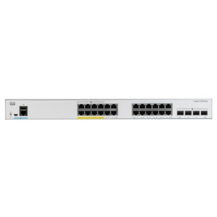 CISCO Catalyst C1000-24T-4G-L, 24x 10/100/1000 Ethernet ports, 4x 1G SFP uplinks, C1000-24T-4G-L