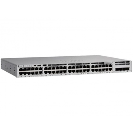 CISCO Catalyst 9200L 48-port PoE+, 4 x 1G, Network Essentials, C9200L-48P-4G-E, C9200L-48P-4G-E