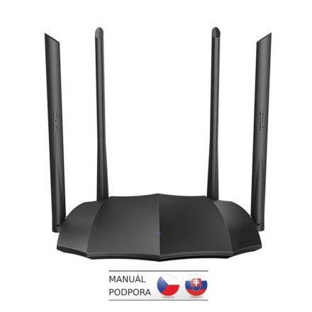 Tenda AC8 WiFi AC Gigabit Router 1200Mb/s, 1x GWAN, 3x GLAN, 4x 6dBi antény, WISP, Uni.Repeater, APP, AC8