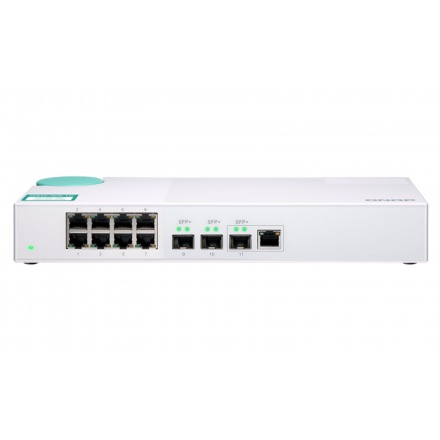 QNAP switch QSW-308-1C (8x Gigabit port + 3x 10G SFP+ port + 1x 10G RJ-45 kombo port), QSW-308-1C