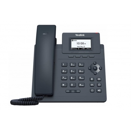 Yealink SIP-T30P SIP telefon, PoE, 2,3" 132x64 nepodsv. LCD, 1 x SIP úč., 100M Eth, SIP-T30P