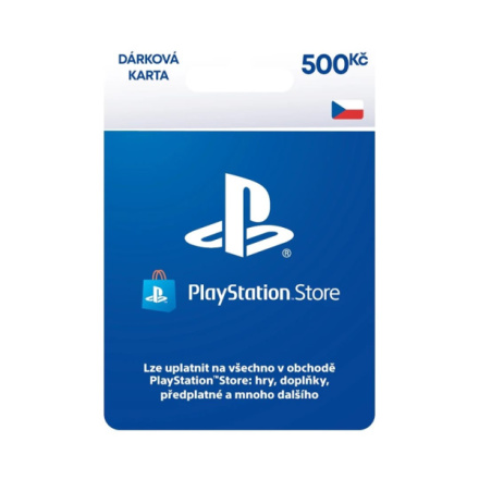 SONY PLAYSTATION PlayStation Live Cards 500Kč Hang pro CZ PS Store, PS719456490