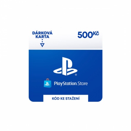 SONY ESD ESD CZ - PlayStation Store el. peněženka - 500 Kč, SCEE-CZ-00050000