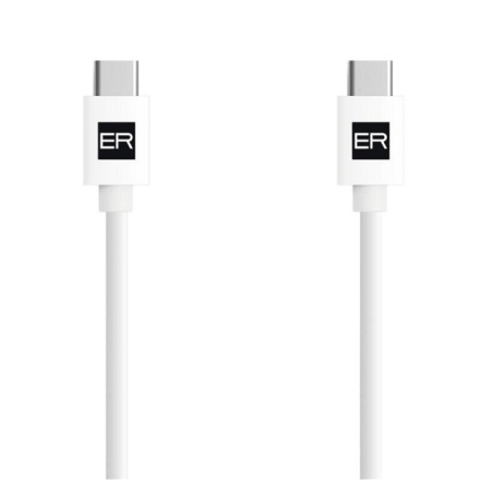 ER POWER kabel USB-C/C 3A 60W 120cm bílý, ERPWCC3A120-WH