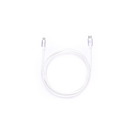 ER POWER kabel USB-C/C 5A (100W) 120cm bílý, ERPWCC5AP120-WH
