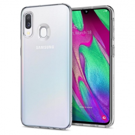 Ochranný kryt Spigen Liquid Crystal pro Samsung Galaxy A40  transparentní, 618CS26245