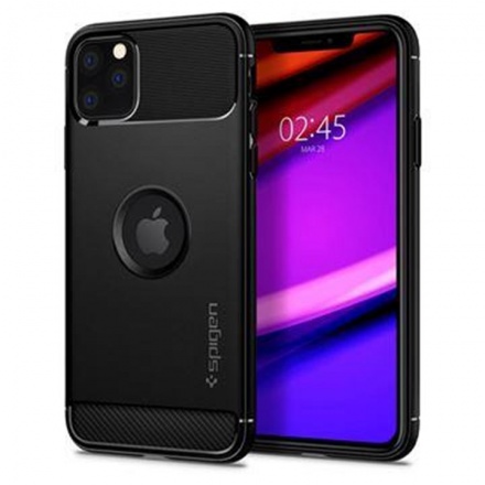 Ochranný kryt Spigen Rugged Armor pro Apple iPhone 11 Pro černý, 077CS27231