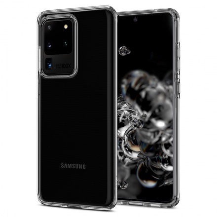 Ochranný kryt Spigen Liquid Crystal pro Samsung Galaxy S20 ultra transparentní, ACS00709