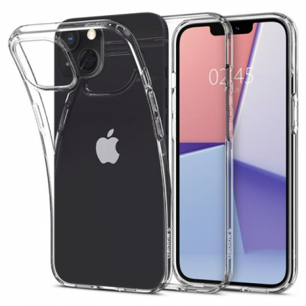 Ochranný kryt Spigen Liquid Crystal pro iPhone 13 transparentní, ACS03515