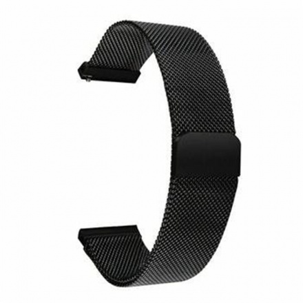 Tactical 364 Loop Magnetický Kovový Řemínek 22mm Black, 8596311071515