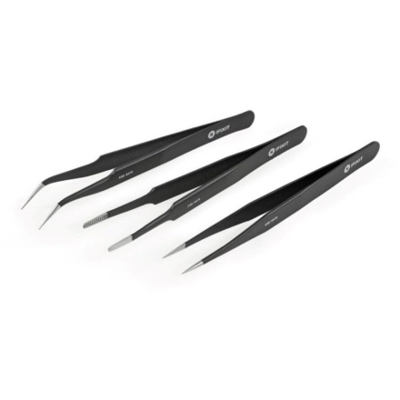 iFixit Precision Tweezers Set Pro, ESD Safe, sada 3 pinzet, EU145060-3