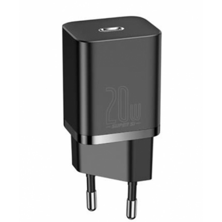 Baseus CCSUP-B01 Super Si Quick Nabíječka USB-C 20W Black, 6953156229990