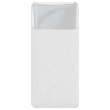 Baseus PPBD050202 Bipow Digital Display Powerbanka 30000mAh 15W White, 6932172618247