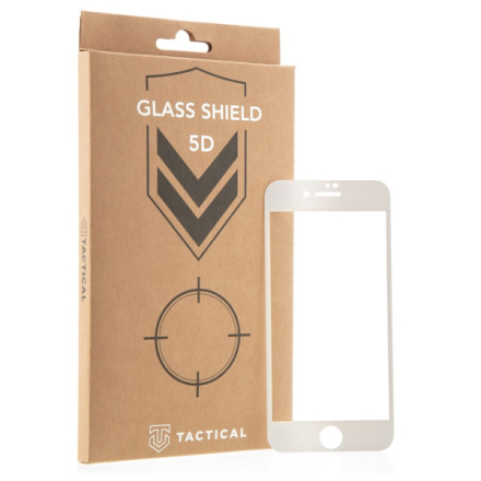 Tactical Glass 5D iPhone 7/8/SE2020/SE2022 White, 8596311111044