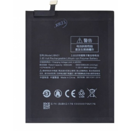 Xiaomi BN31 Baterie 3080mAh (OEM), 8596311161810