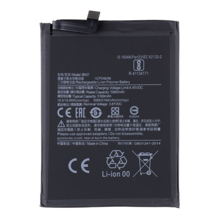 Xiaomi BN57 Baterie 5160mAh (OEM), 8596311178498