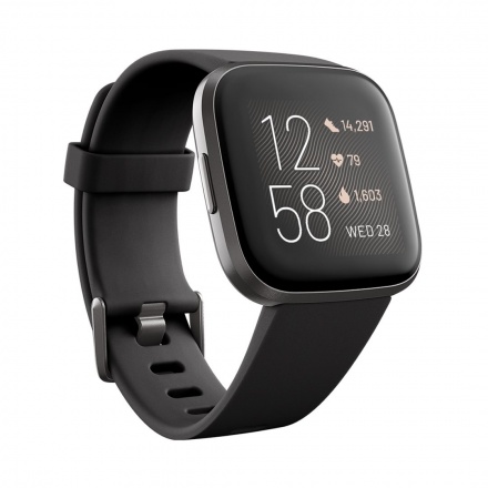 Fitbit Versa 2 (NFC) - Black/Carbon, FB507BKBK