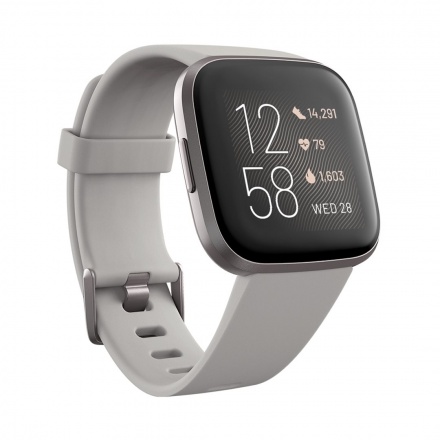 Fitbit Versa 2 (NFC) - Stone/Mist Grey, FB507GYSR