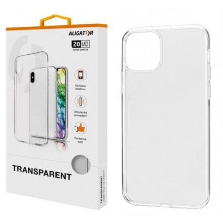 ALIGATOR Pouzdro Transparent Apple iPhone 11 Pro MAX, PTA0034