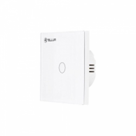 Tellur WiFi Smart Spínač, 1 port, 1800 W, 10 A., bílý, TLL331041