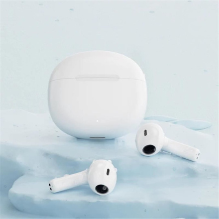 QCY - T20 AilyPods bezdrátová sluchátka s dobíjecím boxem,Bluetooth 5.3,bílá, T20W