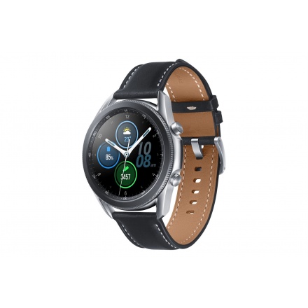 Samsung Galaxy Watch 3/45mm/Silver/Elegant Band/Black, SM-R840NZSAEUE