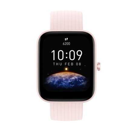 Amazfit Bip 3 Pro/Pink/Sport Band/Pink, 6972596104827