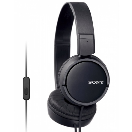 SONY sluchátka MDR-ZX110AP handsfree, černé, MDRZX110APB.CE7