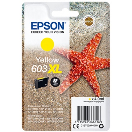 Epson singlepack, Yellow 603XL, C13T03A44010 - originální