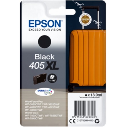 Epson Singlepack Black 405XL DURABrite Ultra Ink, C13T05H14010 - originální