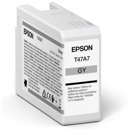 Epson Singlepack Gray T47A7 Ultrachrome, C13T47A700 - originální