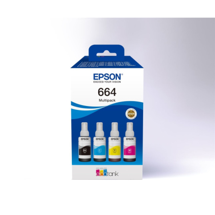 Epson 664 EcoTank 4-colour multipack, C13T66464A