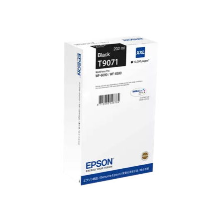 EPSON WF-6xxx Ink Cartridge Black XXL, C13T90714N - originální