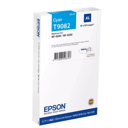Epson WF-6xxx Ink Cartridge Cyan XL, C13T90824N - originální