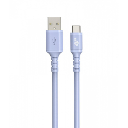 TB TOUCH TB kabel USB-A - USB-C fialový 1m, AKTBXKUCMISI10F