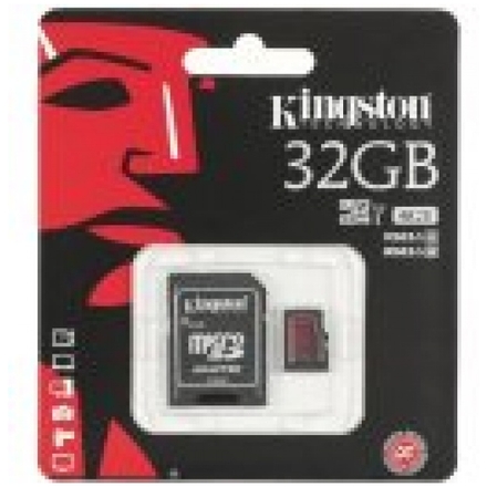 Kingston microSDHC 32GB UHS-I U3 + adaptér SDCA3/32GB